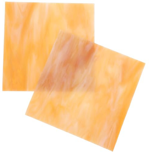 NUOBESTY 2pièces Carreaux Verre Pour Bricolage Matériaux De Décoration Pour Photos Tables Et Décorations Modernes