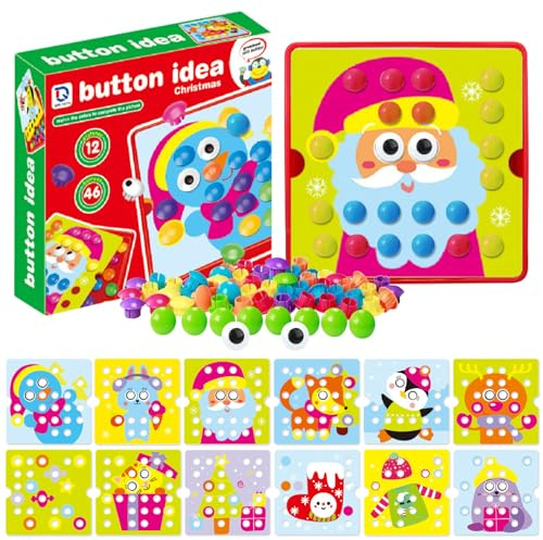 VEQENIFY Steckspiel ab 3 Jahre,Bunte Zuordnungsspiel,Steckspiel Kinder für 2,3,4 Jahre,Kinderspiele zum Lernen von Farben,Montessori Spielzeug ab 2-5 Jahre, Geschenk für Jungen Mädchen Kinder