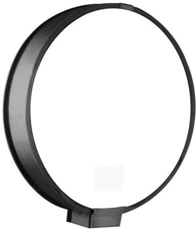 FONDOTIN Blitzlampenabdeckung 40cm Faltbar Schwarz Aus Polyester Softbox Diffusor Für Fotostudio Beleuchtung Kompatibel Mit Aufsteckblitz Für Natürlichere Fotos