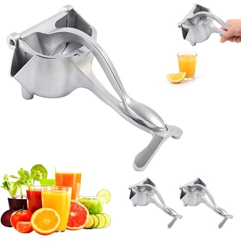 Zitronenpresse, Robuste Saftpresse Manuell, Zitruspresse, Obstpresse, Orangenpresse Manuell, Granatapfelpresse, Lemon Squeezer, Zitronenpresse Handpresse, Küchenwerkzeug (2 PCS)