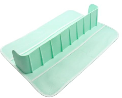 Paraspruzzi per Vasca da Bagno, Trasparente, 30,48 cm, Contenitore per Giocattoli per Bambini, Organizer per Doccia con | Versatile Autoadesivo per Bordo Vasca da Bagno