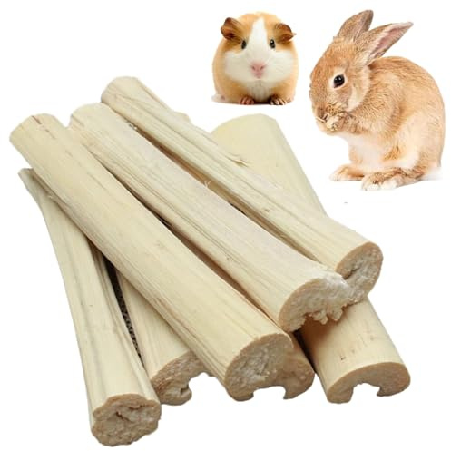 100g Sweet Bamboo Sticks Rabbit Gerbil Hamster Chew Sticks,Sweet Bamboo Chew Sticks for Teeth Clean&Borden,Sweet Bamboo Teeth Chews for Rabbits Chinchilla Guinea Pigs Sugar Gerbils and More Small Pets