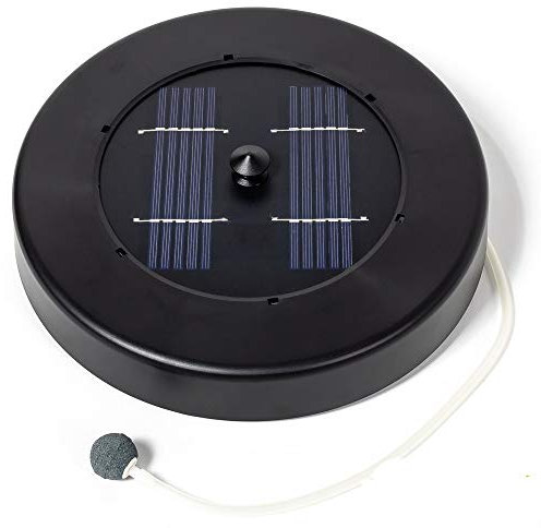 Primrose 29cm Solar Powered Round Floating Oxygenator Aerator for Small to Medium Ponds Automatic