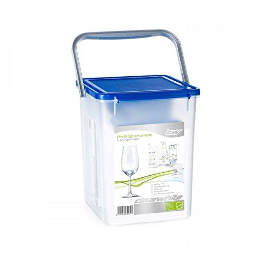 Clearwhite Profi - Starterbox Pulver im Kübel: Alle wichtigen Pflegeprodukte für Ihre Geschirrspülmaschine