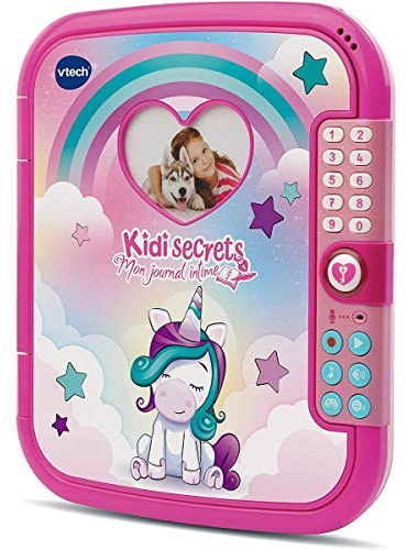 Vtech - Diario Educativo Magnetico “Kidi Dreams”, Serie Giochi elettronici educativi, Colore: Rosa, Codice dell’Articolo: 80-193005