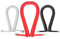 TOOLSTAR Confezione da 2 cavi telefonici RJ10 RJ9 4P4C a spirale, 5 m, colore: rosso