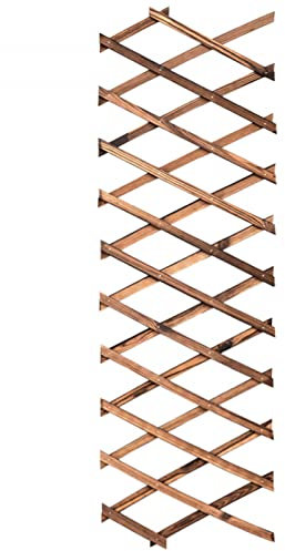 Erweiterbares Holzgitter Gartengitter Klettergitter, Holz Hängegitter für Pflanzen Gitterrahmen Zaunhalter für Blumen Pflanzendekoration-Nahansicht44*23cm