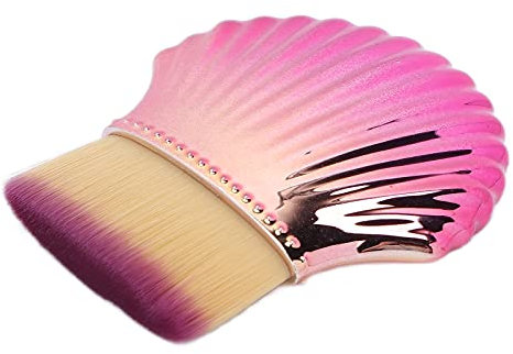 Pinceau de Fond de Teint BB Crème pour Cheveux Doux, Pinceaux de Maquillage Sirène à la Mode, Outil Cosmétique, Pinceau de Maquillage en Queue de Poisson, Pinceaux en Poudre Moelleux pour Fille