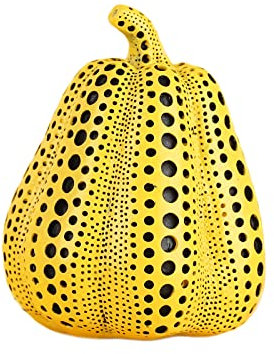 Zucca Decorativa Minimalista A Pois - Scultura Creativa Per Decorazioni Di Halloween E Autunno, Zucche Ornamentali Per Casa E Giardino
