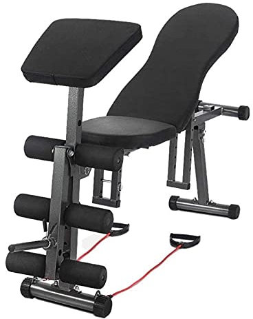 Hantelbank, Hantelbank, Standard-Hantelbänke, Hantelhocker, multifunktionales Sit-Up-Board, Heimfitnessgeräte, kommerzielles Bankdrücken, Bauch-Klappstuhl, mehrfach verstellbarer Sitz