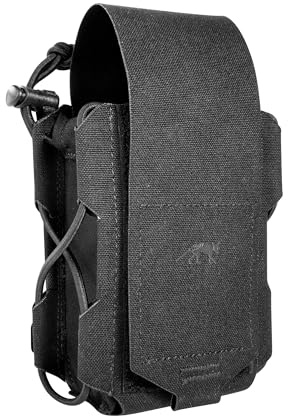 Tasmanian Tiger TT Universal Pouch M Universal-Tasche für Magazine, GPS, Funkgeräte, Trinkflaschen; Molle-System, Bungee Cord, Deckel höhenverstellbar und abnehmbar