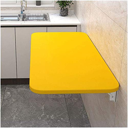 Mesa de comedor plegable montada en la pared para cocina, diseño simple, tablero de melamina, escritorio para computadora