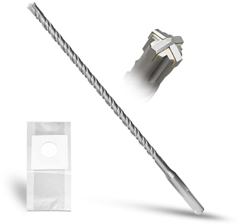 METOTY SDS Plus - Punta da trapano 8 mm × 260 mm, punta per pietra, punta a percussione, punta per calcestruzzo, per pietra, cemento, pietra naturale, muro di mattoni