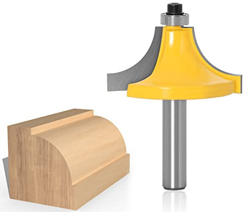 Fresa de mango de carburo sólido ， Fresa de biselado redonda con vástago de 8 mm, 1 pieza, broca for fresadora de bordes y rebordeado, 8 x 63(8X44)