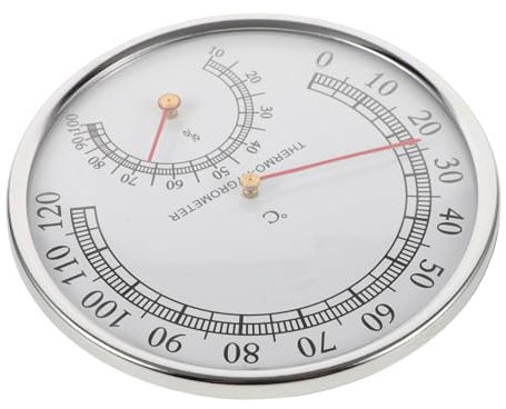 YARNOW Termómetro Higrómetro Medidor De Temperatura Interior y Humedad Para Sauna Aparato De Cocina Material Para Controlar El Baños o Jardines