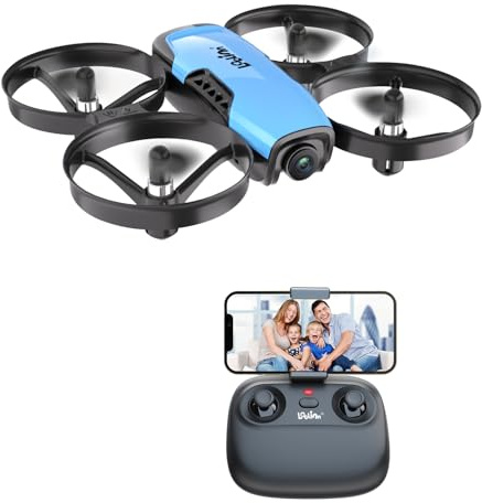Loolinn | Drones para Niños con Camara Ajustable (8+), Mini Dron con Fotos y Videos, Incluye Dos Baterias, Seguro Para Volar, Fácil De Volar, Certificación Aprobada C0 (Idea para Regalo)