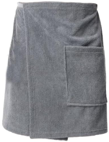 Zghhc Falda De Baño para Hombre con Bolsillo, Toalla De Sauna, Falda De Ducha, Falda De Sauna De Secado Rápido, Toallas De Playa para Gimnasio, Falda De Ducha, Falda De Sauna para Casa, SPA, Piscina