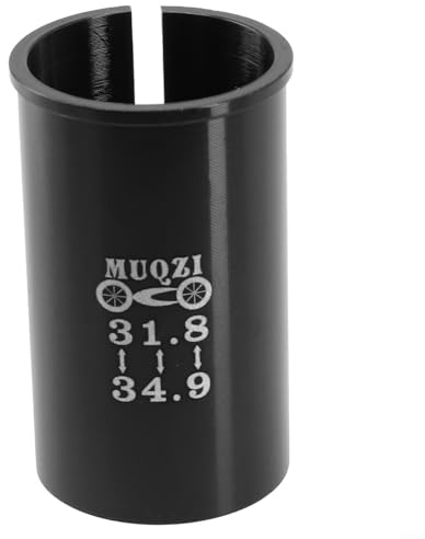 Desiumite Aluminum Alloy Seatpost Reducer Adapter for Mountain and Road Bikes, For CNC Machined Anodized Sleeve Compatible with 22.2mm to 36mm Seat Tubes(31.8-34.9)