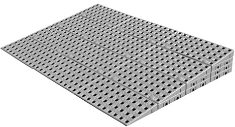 Schwellenrampe Modular für innen | Rampe für Türschwellen | In verschiedenen Höhen erhältlich | Rollstuhlrampe (7,4 bis 9 cm x 75 cm)