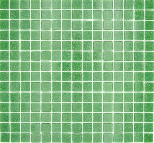 MOS200-A23 Carreaux de mosaïque en verre Vert
