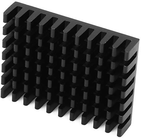 Dissipateur thermique de refroidissement en aluminium 5 pièces, module de dissipateur de chaleur pour puce de carte électronique CPU 40*8*30mm