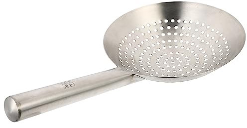 BESTonZON Schiumarola in Acciaio Resistente Cucchiaio Filtrante Pratico Per Pentole Calde Per Cucina Colino Per Alimenti Leggero e Portatile