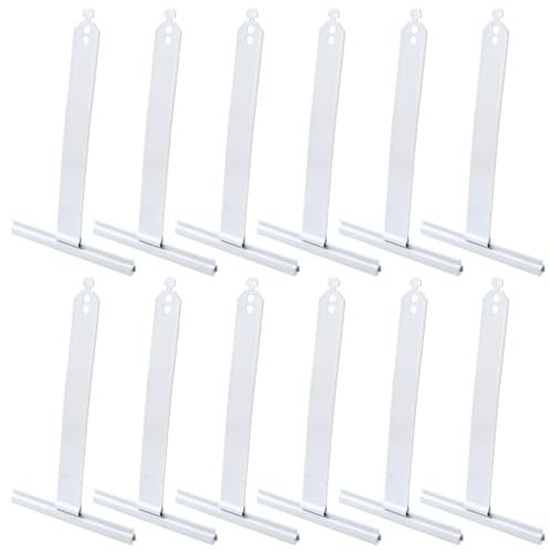 EMNIMQ12pcs Ressort de Suspension de Volet,Attache Tablier Volet Roulant, Attache Volet Roulant Electrique,Ressort de Sécurité, Agrafe Volet Roulant de Volet Roulant Springs pour Stores Fixes