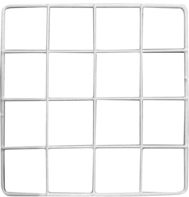 Tyenaza Gitter-Wandpaneel, Metallgitter-Draht-Fotowandpaneele, Verdicktes Eisen, Hängende Wandaufbewahrung, Organizer Für Foto, Bilder, Hängedisplay, Zuhause, Büro, Wohnheim, Weiß