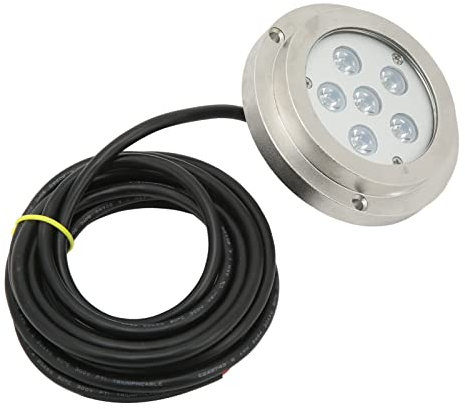 Jopwkuin Marine-Unterwasserlicht, Sichere 3,8-Zoll-6-LED-Lampenperlen RGBW-Beleuchtung 12V 24VDC Yacht-Rücklichter für Motorboote