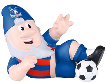FOCO Officially Licensed Crystal Palace FC Sliding Tackle Football Garden Gnome