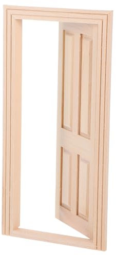 Milisten Porte Miniature Non pour Maison De Poupée Porte De Jardin Féerique Meubles à Échelle Décoration De Salon Chambre