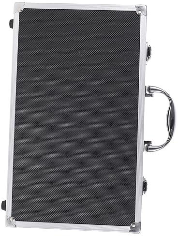 CVUTOVO Handgefertigter Mikrofonkoffer Tragbare Aufbewahrungsbox Für Kabellose Mikrofone Optimaler Schutz Für Karaoke Und Ktv-ausrüstung
