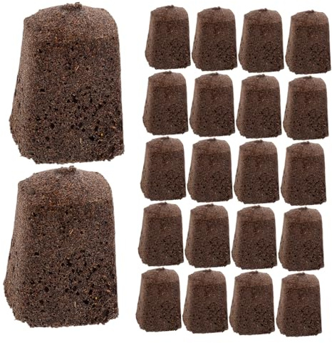 VANZACK 30 Pièces Blocs De Tourbe Naturelle pour Culture Hydroponique Fournitures De Jardinage pour Plantes Sols De Culture pour Légumes Fruits Et Fleurs