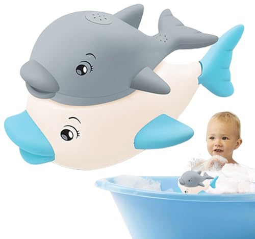 Arroseur de Bain Bébé - Arroseur de Baignoire - Fontaine De Jeu Éducatif Interactif avec De La Musique Légère pour Les Jeux d'eau La Piscine Le Jardin La