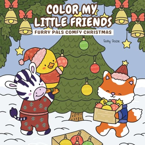 Color My Little Friends: Furry Pals Comfy Christmas