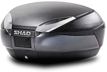 SHAD D0B48100 Top Case with Mounting Plate for Case SH48, Black/Grey