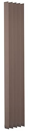 Ventanara® 19 Lamellen einzeln Taupe 89mm Ersatzlamellen für Lamellenvorhang Vertikaljalousie 180 cm
