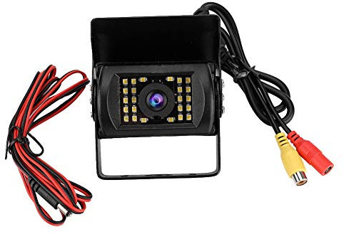 MAGT Cámara De Marcha Atrás, Visión Nocturna Cámara De Marcha Atrás De Visión Trasera HD Impermeable con 24 Luces LED