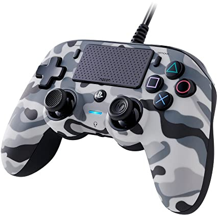 Nacon USB Mando Compact PS4 oficial camuflaje gris