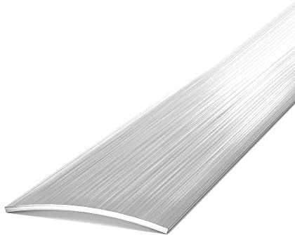 PRINZ Übergangsprofil Edelstahl 112 gebürstet - 90cm Länge - 30mm Breite - für Laminat, Vinyl, Parkett