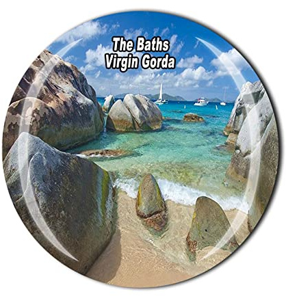 The Baths Virgin Gorda Kühlschrankmagnet, Souvenir, Geschenk, Kühlschrankmagnet, magnetischer Aufkleber-Kollektion