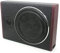 SHZICMY 8 Zoll Ultradünner Auto KFZ Untersitz Aktiv Subwoofer Car Audio, 12V 600W Bass Subwoofer Power Amplifier Audio mit schlankem Metallgehäuse Black