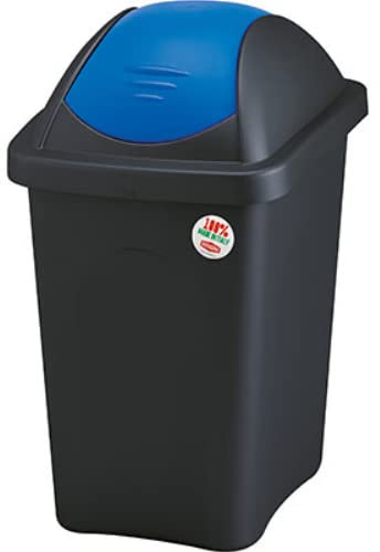 Bidone immondizia multipat stefanplast blu lt 60 cm 39x39 h.cm 68 (2 pezzi) Stefanplast