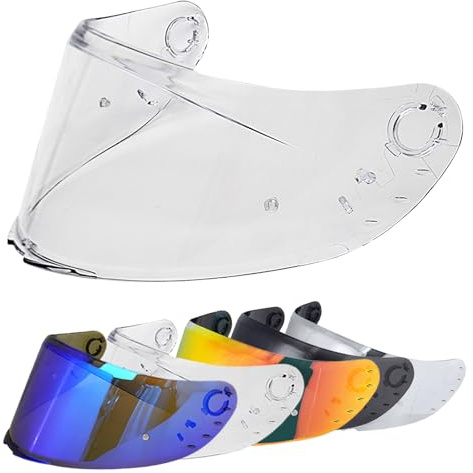 Helmet Lens Visor for MT V-14 Rapide Targo Blade 2,Motorcycle Wind Shield Helmet Lens Visor Full Face Helmet,Helmet Accessories (Transparent)
