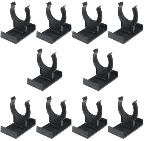 JEYORZY 10 Pezzo Ganci per Zoccolo Battiscopa Cucina, Supporti e Clip di Fissaggio per Battiscopa