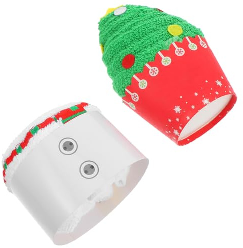 TOYANDONA 8 Stk Weihnachtshandtücher aus Baumwolle kinderhandtücher kinder handtuch handtücherset Weihnachts-Gästehandtücher weihnachtliche waschlappen Baumwollhandtücher Weihnachtsgeschenke