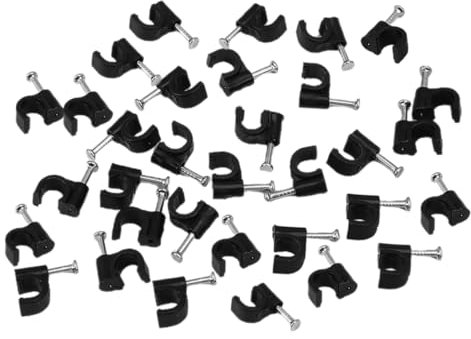 WATIIFUFU 400 Stück Kabelklemmen Selbstklebend Wetterfest Für Innen Und Außenbereich Kabelhalter Mit Schraubloch Verstellbare Kabelbinder Ideal Für Kabelorganisation Und Sicherung