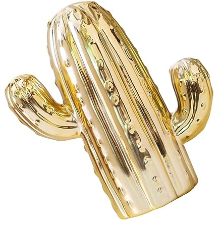 Cabilock 1Pc Artigianato Creativo Statua Decorazione Terrario Decorazioni Trim Semplice Banca Stile Nordico Ornamento Pianta Decorazione Cactus Design Risparmio Pentola Casa
