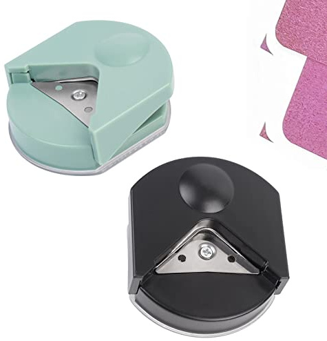 Yuentoen Eckenabrunder Mini Eckenrunder Set, Tragbare Eckenstanzer für Papierhandwerk, Eckenschneider, Radiusschneider Ecke Papierstanzer Scrapbooking Werkzeug für Foto Karten