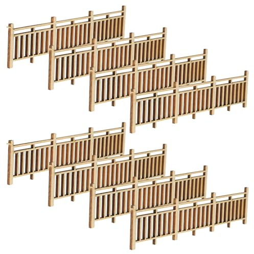ORFOFE 50 para Maqueta Arquitectónica Decoración de Escena DIY Accesorios de Cerca para Casas de Muñecas y Jardín de Hadas